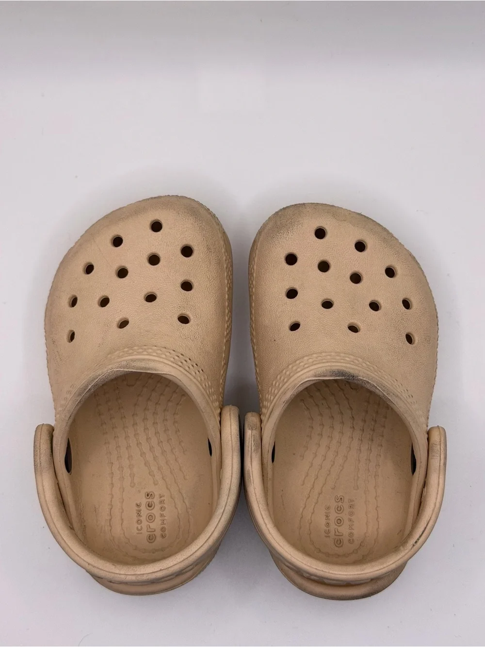 CROCS Kids Slip-On Clog in Tan